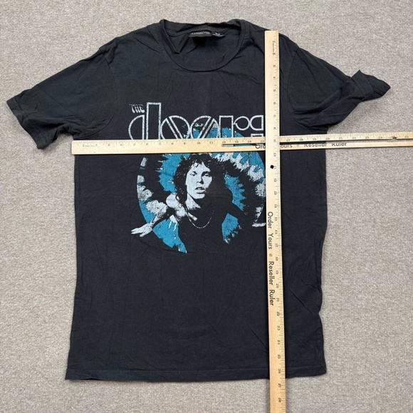 The Doors Women's T Shirt Size M Gray Short Sleeve Crew Neck - Picture 4 of 7